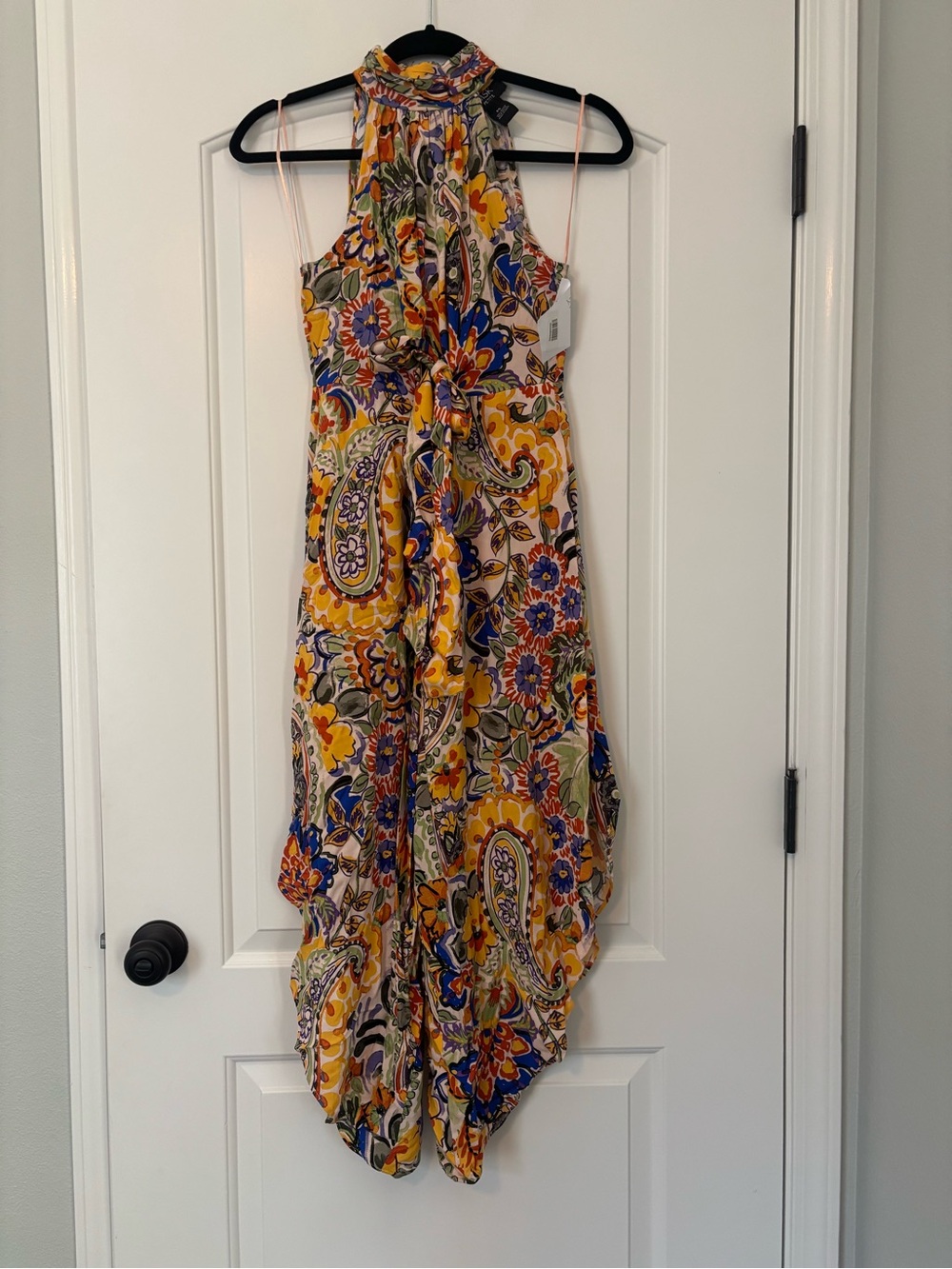 NWT MSK Petite Floral Halter Jumpsuit - Picture 2 of 10